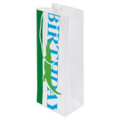 アリゲーター誕生日ワインバッグ ワインギフトバッグ (裏面アングル)