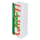 アリゲーター誕生日ワインバッグ ワインギフトバッグ (正面アングル)