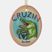 アリゲーター運転車 セラミックオーナメント (右)