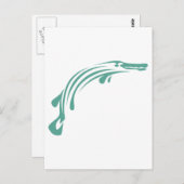 アリゲーター ガー フィッシュ ポストカード (正面/裏面)