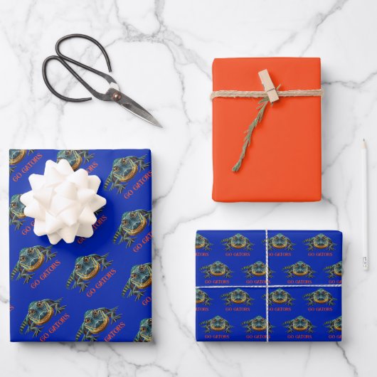 アリゲーター – ゴーゲーター ラッピングペーパーシート (正面)