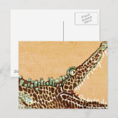 アリゲーター ポストカード (正面/裏面)