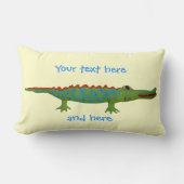 アリゲーター ランバークッション (正面)