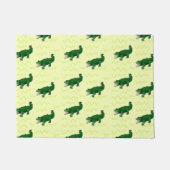 アリゲーター（黄色） ドアマット (正面)