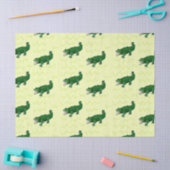 アリゲーター（黄色） 薄葉紙 (クラフト)