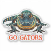 アリゲーター - Go Gators シール (正面)