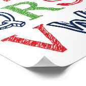 アリゲーターABCポスター ポスター (角)