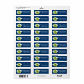 アリゲーターd3動物差出人住所ラベル ラベル (フルシート)