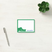 アリゲータPost-It®メモ、4" x 3" ポストイット (オフィス)