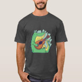 アリゲー遊ターのギター Tシャツ (正面)