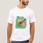 アリゲー遊ターのギター Tシャツ (正面)