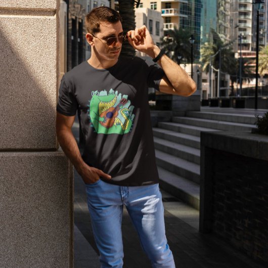 アリゲー遊ターのギター Tシャツ