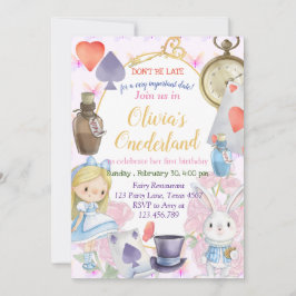 アリサインオネダーランド招待状 招待状