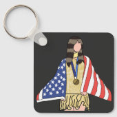 アリサ・リュー:世界チャンピオン キーホルダー (正面)