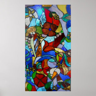 アリシアのフローラガーデンウィンドウポスターまたはプリント ポスター