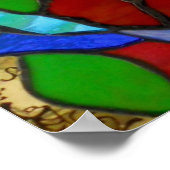 アリシアのフローラガーデンウィンドウポスターまたはプリント ポスター (角)