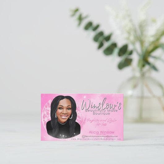 アリシアの名刺  名刺 (スタンド正面)