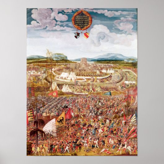 アリシアはジュリアス・シーザーに包囲 ポスター (正面)