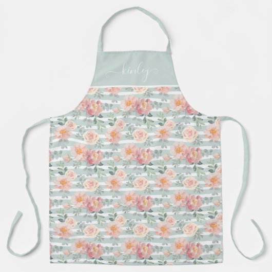 アリシアバラストライプパターン エプロン (正面)