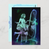 アリシア – ブルーグリーンドリーム葉書 ポストカード (正面/裏面)