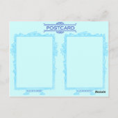 アリシア – ブルーグリーンドリーム葉書 ポストカード (裏面)