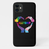 アリシップハートLGBTサポー保護トKids Rainbow F Case-Mate iPhoneケース (裏面)