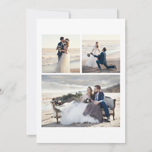 アリシャセージグリーンボタニカルエレガントな結婚式 セーブザデート (裏面)