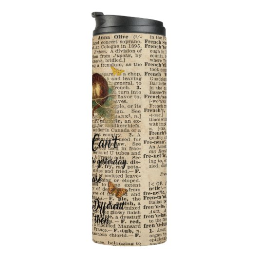 アリスおよびチェシャー猫の引用文辞書の芸術 タンブラー (回転右)