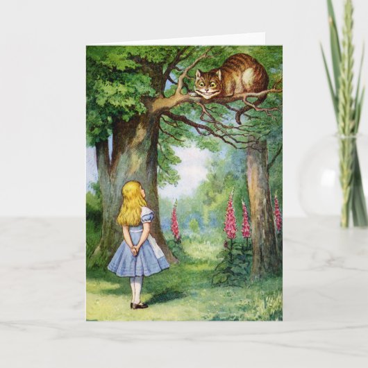 アリスおよびチェシャーCAT カード (正面)