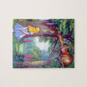 アリスおよびフルカラーチェシャー猫 ジグソーパズル (横)