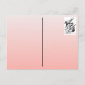 アリスおよび不思議の国の招待状 案内ポストカード (裏面)