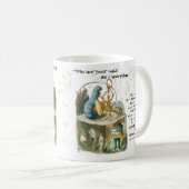 アリスおよび幼虫のギフトのマグ- Teniel コーヒーマグカップ (正面右)