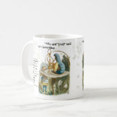 アリスおよび幼虫のギフトのマグ- Teniel コーヒーマグカップ (正面左)