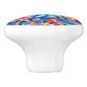 アリスおよび幼虫の陶磁器のノブ セラミックノブ (側面)