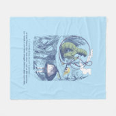 アリスおよび幼虫媒体のフリースブランケット フリースブランケット (正面(横))