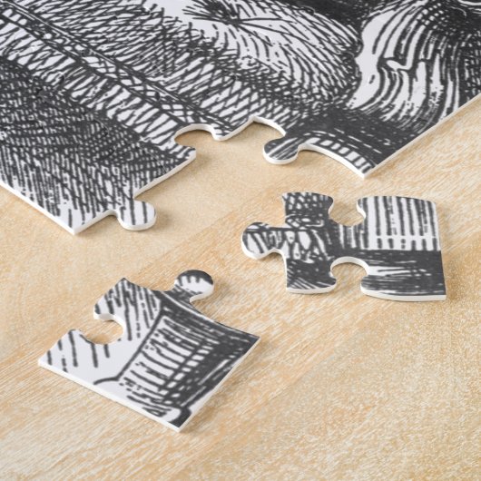 アリスおよび彼女の子ネコ ジグソーパズル (側面)