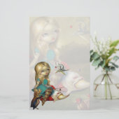 "アリスおよびBoschの鳥"の文房具 便箋 (スタンド正面)