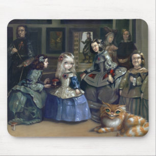 "アリスおよびLas Meninas"のマウスパッド マウスパッド