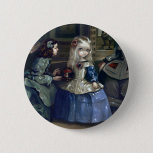 "アリスおよびLas Meninas"ボタン 缶バッジ