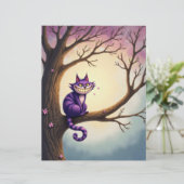 アリスお洒落チェシャーキャットスクラップブック紙 (スタンド正面)