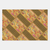 アリスお洒落トの不思議の国の地図 ラッピングペーパーシート (正面3)