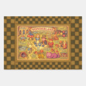 アリスお洒落トの不思議の国の地図 ラッピングペーパーシート (正面2)