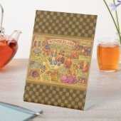 アリスお洒落トの不思議の国の地図 台座サイン (インサイチュ)