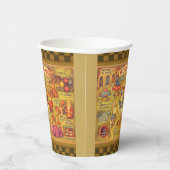 アリスお洒落トの不思議の国の地図 紙コップ (右)