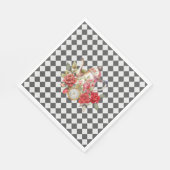 アリスお洒落不機嫌ハッタワンダーランド誕生日 スタンダードランチョンナプキン (角)