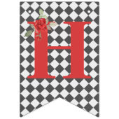 アリスお洒落不機嫌ハッタワンダーランド誕生日 バンティングフラッグ (第2の旗)