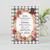 アリスお洒落不機嫌ハッタワンダーランド誕生日 招待状 (スタンド正面)