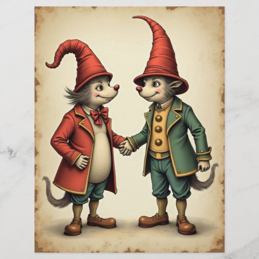 アリスお洒落格言スクラップブック紙 (正面)