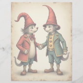 アリスお洒落格言スクラップブック紙 (裏面)