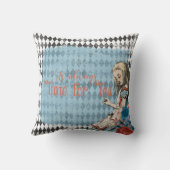 アリスお茶の時間 クッション (裏面)